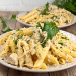 One Pot Garlic Parmesan Chicken Pasta