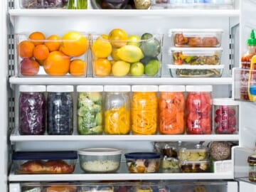 organized refrigerator photo