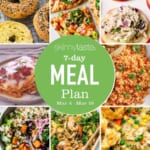 Free 7 Day Healthy Meal Plan (March 4-10)